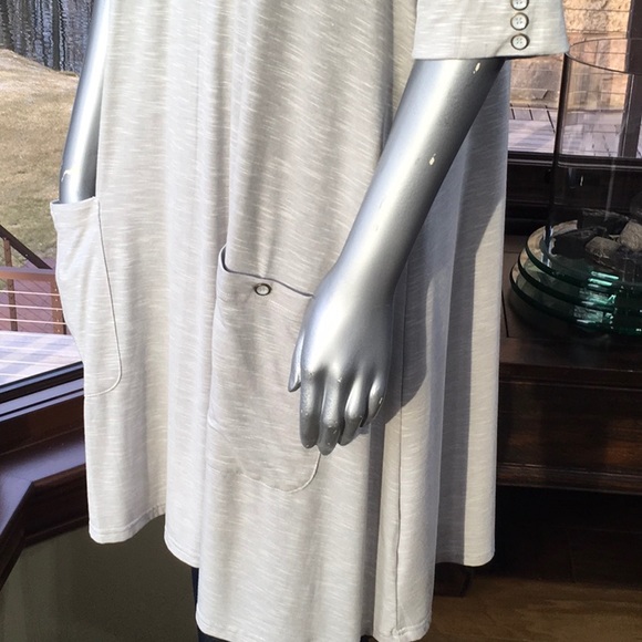 Lightweight Upscale Tee Shirt Dress - Picture 5 of 10